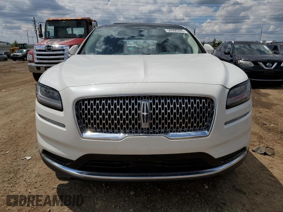 2021 Lincoln Nautilus Reserve with VIN 2LMPJ8KPXMBL09872, listed as a Copart auction lot 58990205 with 50,988 mi miles and Salvage title. Bid and sale history available at DreamBid. Image 5.