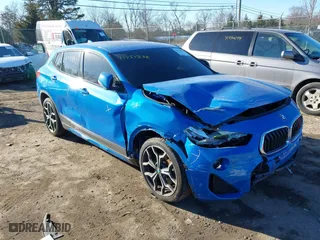 2018 BMW X2 xDrive28i with VIN WBXYJ5C31JEF81845, listed as a IAAI auction lot 41454832 with 109,330 mi miles. Bid and sale history available at carsss.com. Image 1.