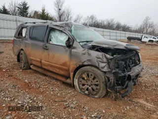 2015 Nissan Armada Platinum z VIN 5N1BA0NE6FN623527, wystawiony jako Copart lot #43061735 z przebiegiem 104 518 mil mil oraz Szkoda całkowita • Salvage title. Historia ofert i sprzedaży dostępna na DreamBid. Obrazek 4.