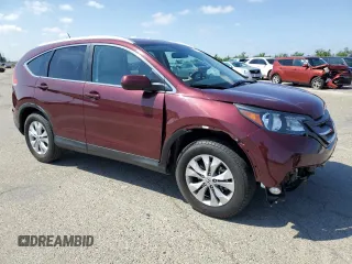 2012 Honda CR-V EX-L with VIN 5J6RM3H72CL021881, listed as a Copart auction lot 54797945 with 69,033 mi miles and Salvage Title. Bid and sale history available at carsss.com. Image 4.