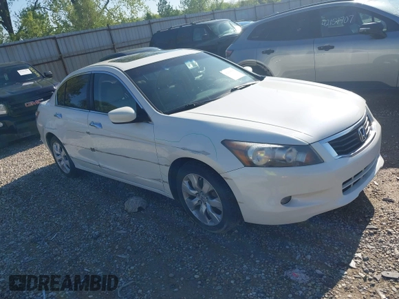 2010 Honda Accord EX-L with VIN 1HGCP3F89AA031753, listed as a IAAI auction lot 42156585 with 215,453 mi miles and . Bid and sale history available at DreamBid. Image 1.
