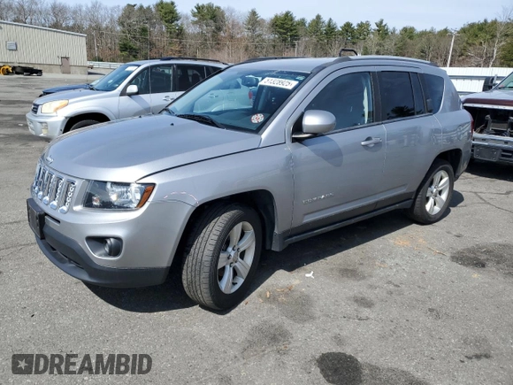 2017 Jeep Compass Latitude z VIN 1C4NJDEB8HD191806, wystawiony jako Copart lot #51328925 z przebiegiem 73 195 mil mil oraz Szkoda całkowita • Salvage title. Historia ofert i sprzedaży dostępna na DreamBid. Obrazek 1.