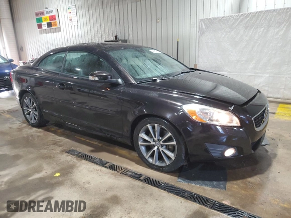 2012 Volvo C70 T5 with VIN YV1672MC0CJ126017, listed as a Copart auction lot 44784185 with 79,203 mi miles and Salvage Title. Bid and sale history available at carsss.com. Image 4.