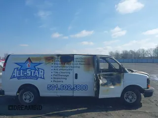 2014 Chevrolet Express Cargo Van with VIN 1GCWGGBA3E1214227, listed as a IAAI auction lot 41571911 with 1 mi miles. Bid and sale history available at carsss.com. Image 12.