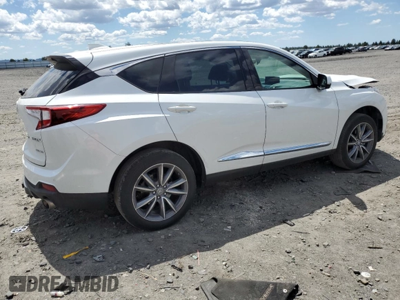 2020 Acura RDX w/Technology Pkg with VIN 5J8TC2H58LL001577, listed as a Copart auction lot 57467284 with 58,936 mi miles and Salvage Title. Bid and sale history available at carsss.com. Image 3.