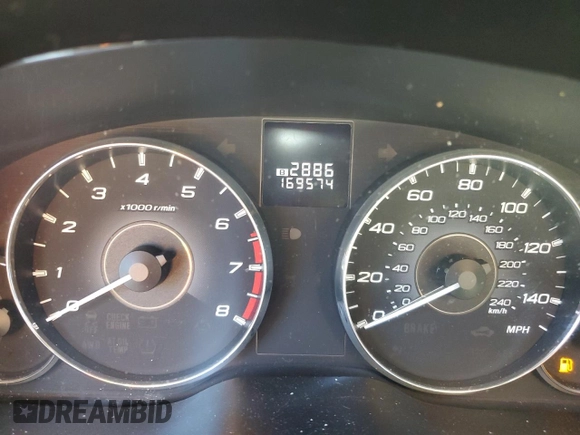 2011 Subaru Outback Limited Power Moon with VIN 4S4BRCKC1B3385220, listed as a Copart auction lot 62753535 with Not provided miles and Non repairable. Bid and sale history available at DreamBid. Image 9.