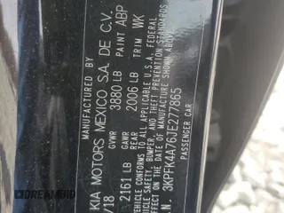 2018 Kia Forte LX with VIN 3KPFK4A76JE277865, listed as a Copart auction lot 49886365 with 57,536 mi miles and Salvage Title. Bid and sale history available at carsss.com. Image 14.