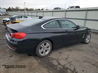 2015 BMW 4 Series 428i xDrive with VIN WBA3N5C54FK198577, listed as a Copart auction lot 50296395 with 56,607 mi miles and Salvage Title. Bid and sale history available at carsss.com. Image 3.