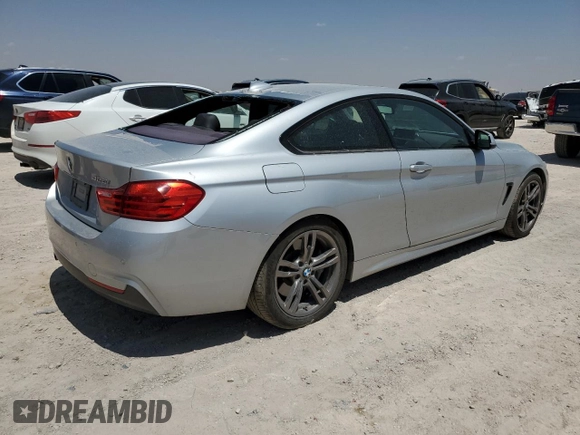 2015 BMW 4 Series 428i with VIN WBA3N7C51FK224919, listed as a Copart auction lot 66759734 with 66,705 mi miles and Clean Title. Bid and sale history available at DreamBid. Image 3.