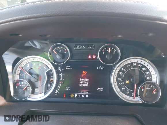 2016 Ram 2500 Laramie with VIN 3C6UR5NLXGG205295, listed as a IAAI auction lot 41445788 with 161,199 mi miles and . Bid and sale history available at DreamBid. Image 7.