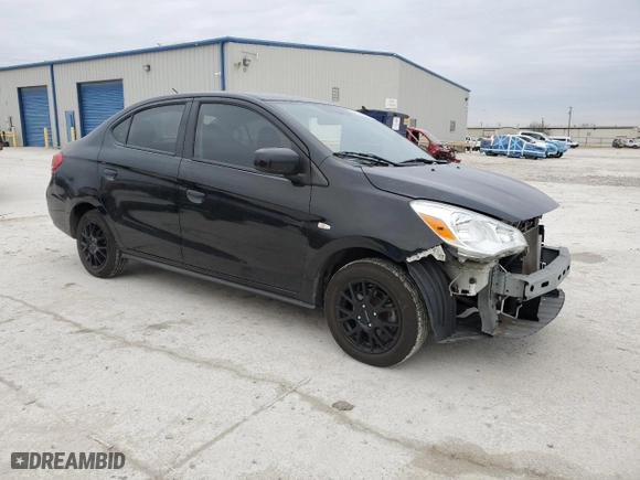2020 Mitsubishi Mirage G4 ES with VIN ML32F3FJ4LHF12350, listed as a Copart auction lot 46303875 with 80167 miles and Salvage Title. Bid and sale history available at carsss.com. Image 4.