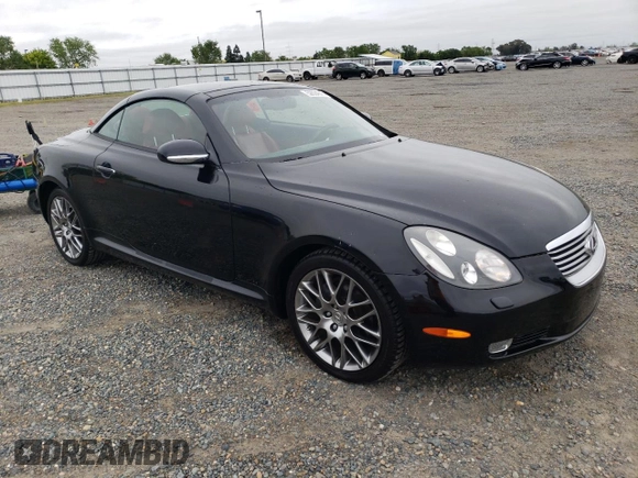 2005 Lexus SC 430 z VIN JTHFN48Y650061629, wystawiony jako Copart lot #52024015 z przebiegiem 121 450 mil mil oraz Szkoda całkowita • Salvage title. Historia ofert i sprzedaży dostępna na DreamBid. Obrazek 4.