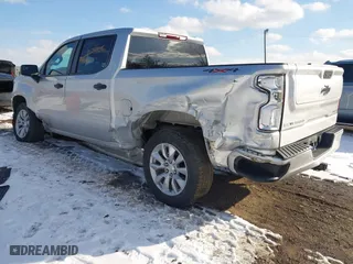 2021 Chevrolet Silverado 1500 Custom with VIN 3GCPYBEK3MG279832, listed as a IAAI auction lot 41510526 with 47,967 mi miles. Bid and sale history available at carsss.com. Image 3.