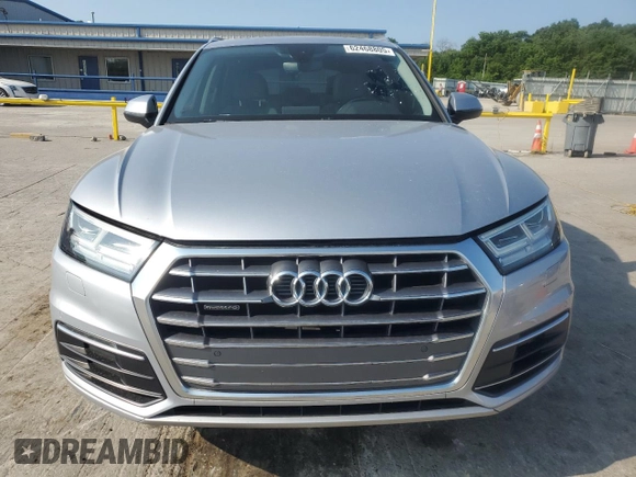 2018 Audi Q5 Premium Plus with VIN WA1BNAFYXJ2023802, listed as a Copart auction lot 62468805 with 92,944 mi miles and Clean title. Bid and sale history available at DreamBid. Image 5.