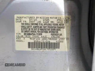 2010 Nissan Sentra 2.0 с VIN 3N1AB6AP5AL721029, выставлен на аукционе Copart как лот 58204815 с пробегом 145 748 миль миль и Списание • Salvage title. История ставок и продаж доступна на DreamBid. Изображение 12.