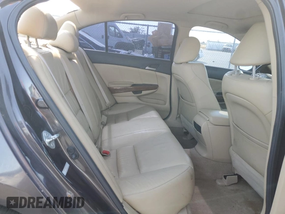 2011 Honda Accord EX-L with VIN 1HGCP3F82BA004220, listed as a Copart auction lot 65253265 with 170,685 mi miles and Salvage title. Bid and sale history available at DreamBid. Image 10.