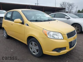 2010 Chevrolet Aveo LT w/1LT with VIN KL1TD6DE3AB061527, listed as a IAAI auction lot 41837349 with 70,796 mi miles. Bid and sale history available at carsss.com. Image 1.
