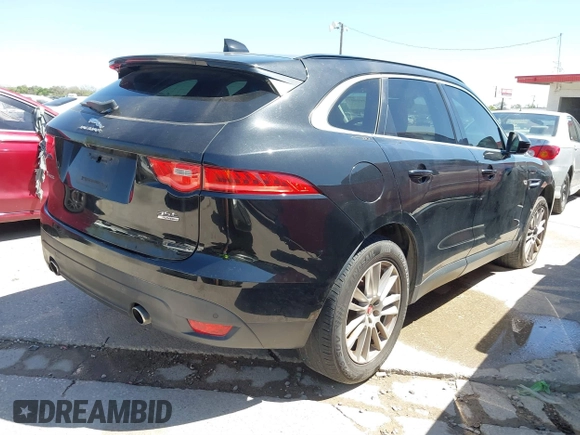 2017 Jaguar F-Pace 35t Prestige with VIN SADCK2BV0HA891638, listed as a IAAI auction lot 41864607 with 161,421 mi miles and . Bid and sale history available at DreamBid. Image 4.