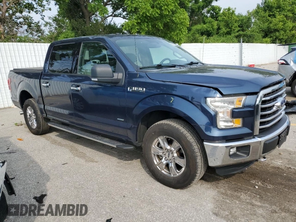 2016 Ford F-150 XLT with VIN 1FTEW1EP6GKF98531, listed as a Copart auction lot 60117745 with 115,517 mi miles and Salvage title. Bid and sale history available at DreamBid. Image 4.