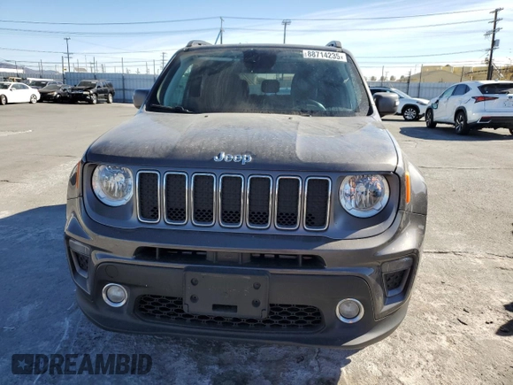 2020 Jeep Renegade Limited с VIN ZACNJAD13LPK99099, выставлен на аукционе Copart как лот 88714235 с пробегом 30 777 миль миль и Списание • Salvage title. История ставок и продаж доступна на DreamBid. Изображение 5.