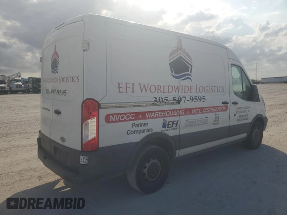 2015 Ford Transit with VIN 1FTNE1CM1FKA93295, listed as a Copart auction lot 43720435 with 72,921 mi miles and Salvage Title. Bid and sale history available at DreamBid. Image 3.