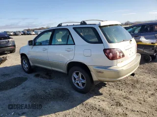 1999 Lexus RX 300 Luxury SUV with VIN JT6HF10U7X0072132, listed as a Copart auction lot 46955755 with 197,771 mi miles and Clean Title. Bid and sale history available at carsss.com. Image 2.