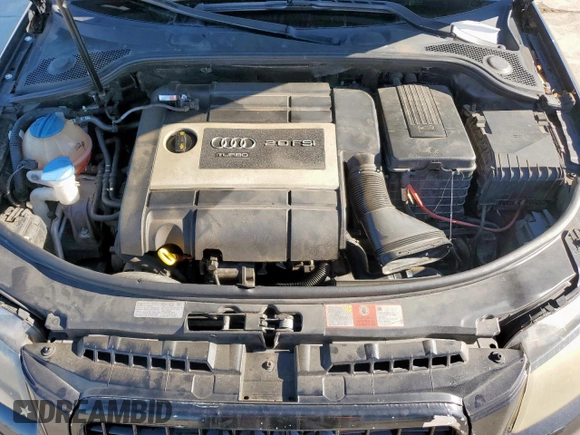 2007 Audi A3 with VIN WAUHF78P07A224785, listed as a Copart auction lot 56322665 with 125,043 mi miles and Salvage title. Bid and sale history available at DreamBid. Image 11.