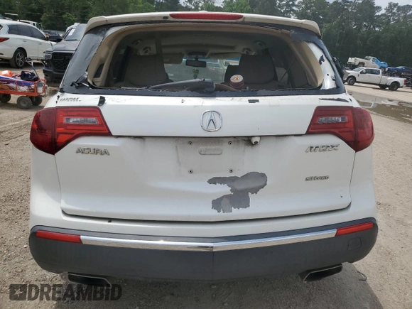 2012 Acura MDX z VIN 2HNYD2H20CH516393, wystawiony jako Copart lot #55347985 z przebiegiem 139 893 mil mil oraz Szkoda całkowita • Salvage title. Historia ofert i sprzedaży dostępna na DreamBid. Obrazek 6.