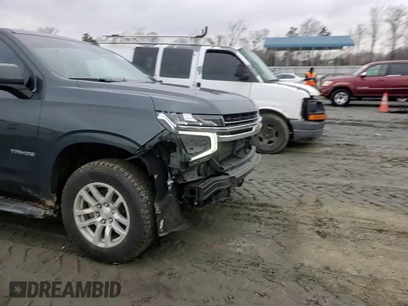 2022 Chevrolet Tahoe LT with VIN 1GNSKNKD0NR161796, listed as a Copart auction lot 42320075 with 84,387 mi miles and Salvage title. Bid and sale history available at DreamBid. Image 12.