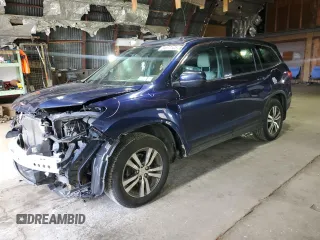 2016 Honda Pilot EX-L with VIN 5FNYF6H5XGB094565, listed as a Copart auction lot 54377125 with 235,647 mi miles and Salvage Title. Bid and sale history available at carsss.com. Image 1.