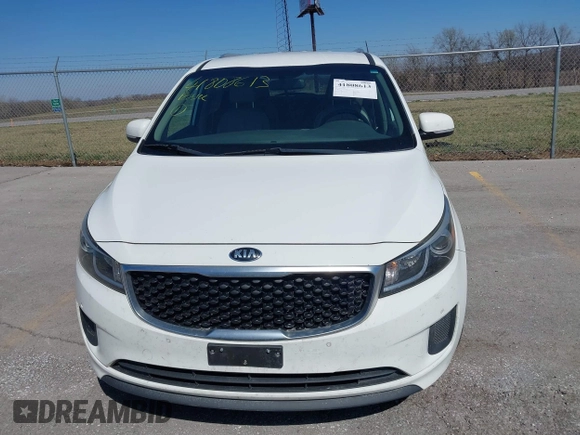 2017 Kia Sedona LX with VIN KNDMB5C18H6310158, listed as a IAAI auction lot 41808613 with 169,383 mi miles. Bid and sale history available at carsss.com. Image 12.