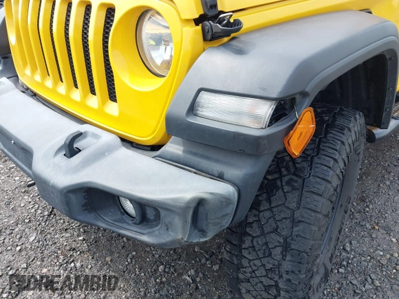 2018 Jeep Wrangler Unlimited Sport z VIN 1C4HJXDN9JW332273, wystawiony jako IAAI lot #42081234 z przebiegiem 94 884 mil mil oraz . Historia ofert i sprzedaży dostępna na DreamBid. Obrazek 6.
