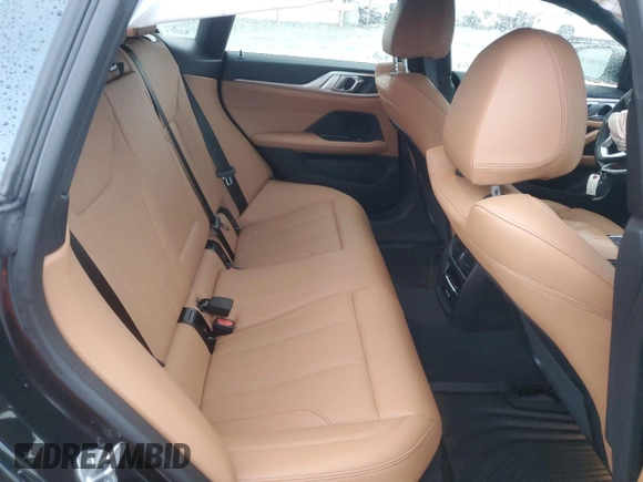 2024 BMW i4 eDrive40 with VIN WBY73AW08RFT29637, listed as a Copart auction lot 44433655 with 5,144 mi miles and Salvage Title. Bid and sale history available at carsss.com. Image 10.