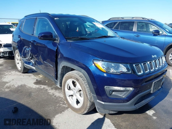 2021 Jeep Compass Altitude with VIN 3C4NJCBB4MT556033, listed as a IAAI auction lot 41198784 with 72,081 mi miles. Bid and sale history available at carsss.com. Image 1.