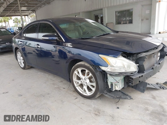 2012 Nissan Maxima SV with VIN 1N4AA5AP8CC818823, listed as a IAAI auction lot 42428594 with 107,054 mi miles and . Bid and sale history available at DreamBid. Image 1.