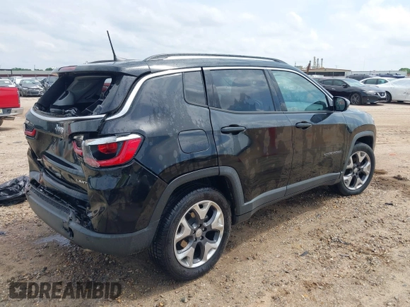 2018 Jeep Compass Limited with VIN 3C4NJCCB4JT329208, listed as a IAAI auction lot 42161515 with 72,512 mi miles and . Bid and sale history available at DreamBid. Image 4.