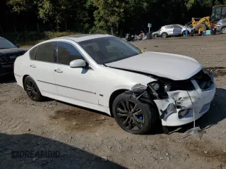 2008 Infiniti M with VIN JNKAY01F98M651369, listed as a Copart auction lot 70966624 with 164,593 mi miles and Salvage Title. Bid and sale history available at carsss.com. Image 4.