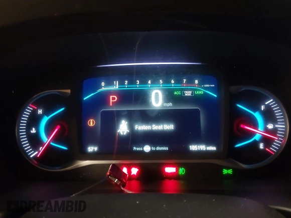 2019 Honda Pilot EX-L with VIN 5FNYF6H50KB035548, listed as a IAAI auction lot 42011724 with 105,195 mi miles and . Bid and sale history available at DreamBid. Image 7.