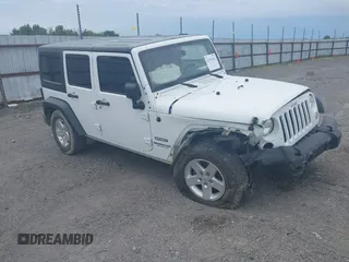 2017 Jeep Wrangler Unlimited Sport with VIN 1C4BJWDGXHL623684, listed as a IAAI auction lot 42190285 with 97,586 mi miles and . Bid and sale history available at DreamBid. Image 1.