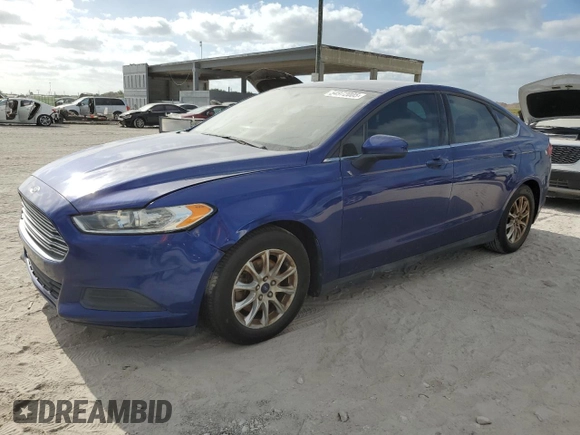 2016 Ford Fusion S with VIN 3FA6P0G72GR298222, listed as a Copart auction lot 54972005 with 112,384 mi miles and Clean Title. Bid and sale history available at carsss.com. Image 1.