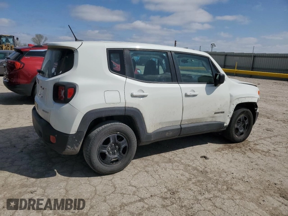 2017 Jeep Renegade Sport с VIN ZACCJBAB7HPE74460, выставлен на аукционе Copart как лот 50894815 с пробегом 187 482 миль миль и Списание • Salvage title. История ставок и продаж доступна на DreamBid. Изображение 3.