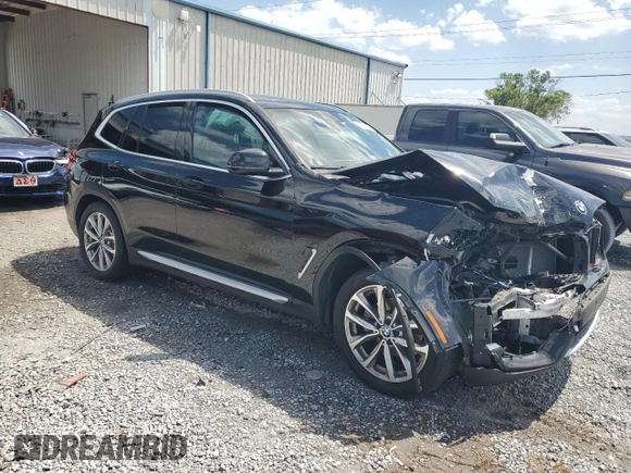 2018 BMW X3 xDrive30i with VIN 5UXTR9C52JLD69863, listed as a Copart auction lot 50917615 with 0 mi miles and Salvage Title. Bid and sale history available at carsss.com. Image 4.