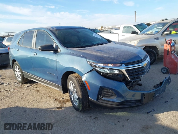 2024 Chevrolet Equinox LS with VIN 3GNAXHEG1RL251699, listed as a IAAI auction lot 41288241 with 13,708 mi miles and . Bid and sale history available at DreamBid. Image 1.