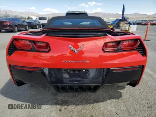 2014 Chevrolet Corvette 1LT z VIN 1G1YB3D70E5112838, wystawiony jako Copart lot #53850505 z przebiegiem Nie podano mil oraz Szkoda całkowita • Salvage title. Historia ofert i sprzedaży dostępna na DreamBid. Obrazek 6.