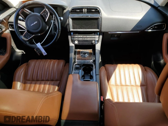 2018 Jaguar F-Pace с VIN SADCN2EV9JA244745, выставлен на аукционе Copart как лот 56417584 с пробегом 74 236 миль миль и Списание • Salvage title. История ставок и продаж доступна на DreamBid. Изображение 8.