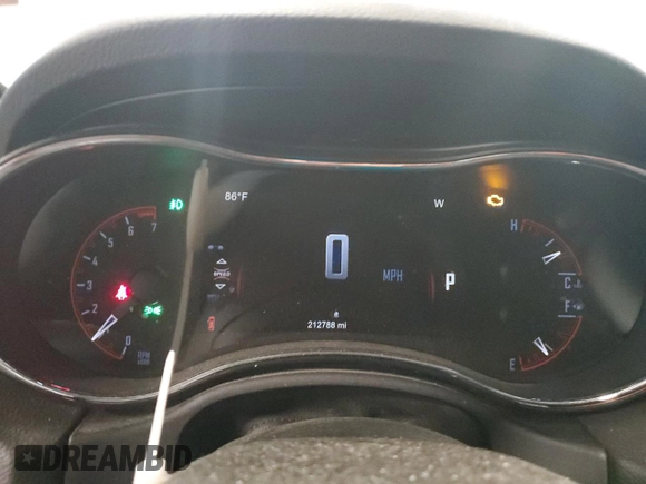 2014 Dodge Durango Limited with VIN 1C4RDJDG9EC599933, listed as a Copart auction lot 62475795 with 212,788 mi miles and Clean title. Bid and sale history available at DreamBid. Image 9.