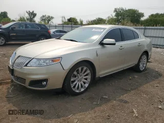 2011 Lincoln MKS with VIN 1LNHL9ER9BG614928, listed as a Copart auction lot 58843295 with 36,904 mi miles and Salvage title. Bid and sale history available at DreamBid. Image 1.