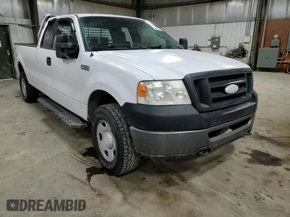 2007 Ford F-150 XL with VIN 1FTVX14527NA78614, listed as a Copart auction lot 45945555 with 297,404 mi miles and Salvage Title. Bid and sale history available at carsss.com. Image 10.