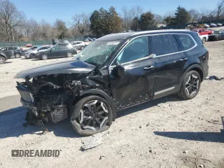 2025 Kia Telluride S with VIN 5XYP64GC8SG565906, listed as a Copart auction lot 46704315 with 7,146 mi miles and Salvage Title. Bid and sale history available at DreamBid. Image 1.