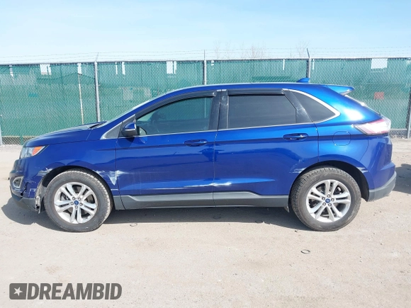 2015 Ford Edge SEL with VIN 2FMTK4J84FBC18514, listed as a IAAI auction lot 41807224 with 117,497 mi miles. Bid and sale history available at carsss.com. Image 14.